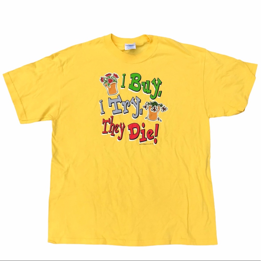 Funny y2k gardening fail t shirt